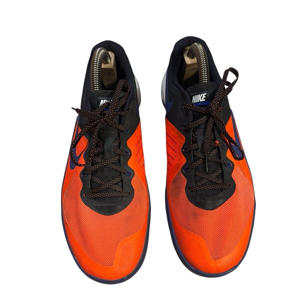 Nike Metcon 2 Flywire‎ Sport Cross Trainers Orange Blue Mens 11.5 819899–841